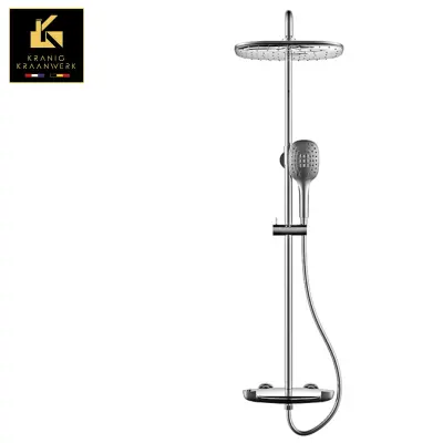 Pipa za prho | nadometna tuš garnitura | Minimalističen dizajn | Charelle