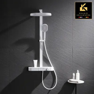 Ekskluzivna pipa za prho | nadometna tuš garnitura | S prikazovalnikom temperature | Prelomno oblikovanje | Ericanne