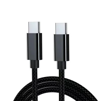 2-metrski USB-C kabel, 2 kosa Black