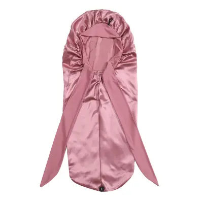 Satenasta spalna kapa s pentljo PinkGold