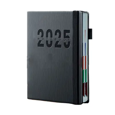 Debel zvezek A5 z zanko za pisalo - 2025