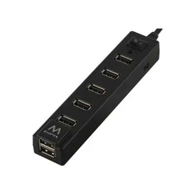 EWENT Hub 7 USB 2.0 Ports Black - EW1130