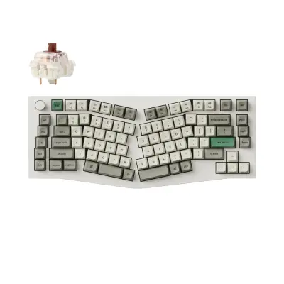 Keychron Q10 Max (Alice Layout) QMK/VIA Brezžična Mehanska Tipkovnica, Bluetooth / 2.4 GHz, Brown Tactile Switch, US Layout, Q10M-P3