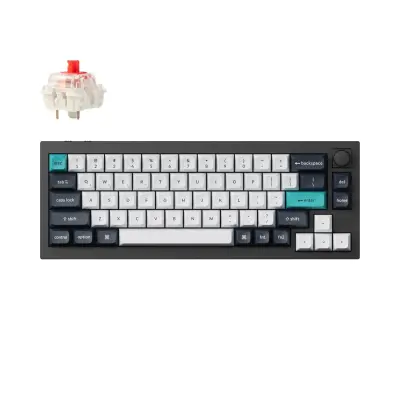 Keychron Q2 Max QMK/VIA Brezžična Mehanska Tipkovnica, Bluetooth / 2.4 GHz, Red Linear Switch, US Layout, Q2M-M1