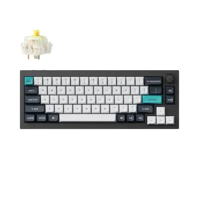 Keychron Q2 Max QMK/VIA Brezžična Mehanska Tipkovnica, Bluetooth / 2.4 GHz, Banana Tactile Switch, US Layout, Q2M-M4