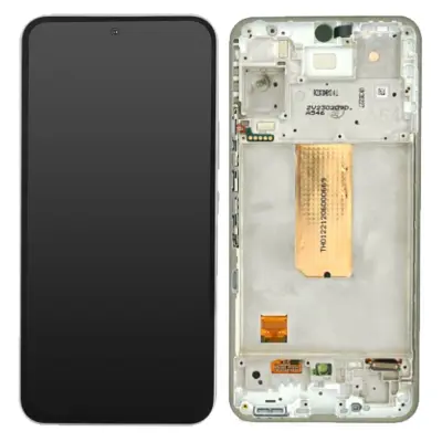 Uradni zaslon Samsung Galaxy A54 5G - LCD zaslon na dotik, bel (servisni paket)