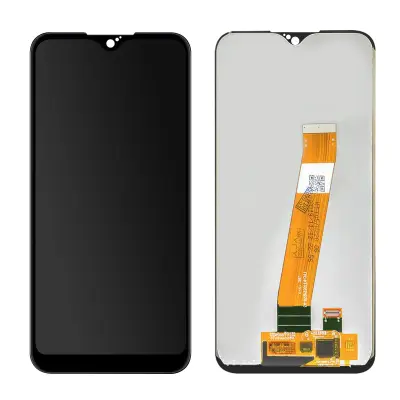 Originalni LCD zaslon na dotik Samsung A01 - crn