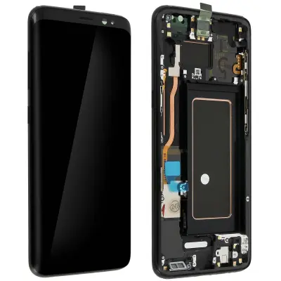 Zaslon Samsung Galaxy S8: originalni LCD zaslon na dotik Samsung [Servisni paket] - crn
