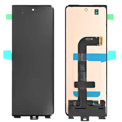 Originalni zunanji zaslon Galaxy Z Fold 3 5G, celoten blok s crnim LCD zaslonom na dotik, servisni paket