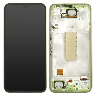 Uradni LCD zaslon na dotik za Samsung Galaxy A34 5G, servisni paket - limeta zelena
