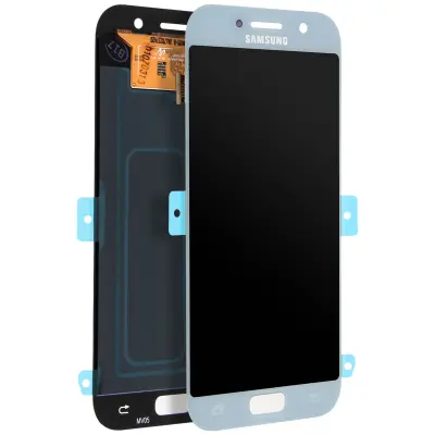 Komplet LCD zaslon (LCD touch screen) original za Samsung Galaxy A3 2017 - Moder