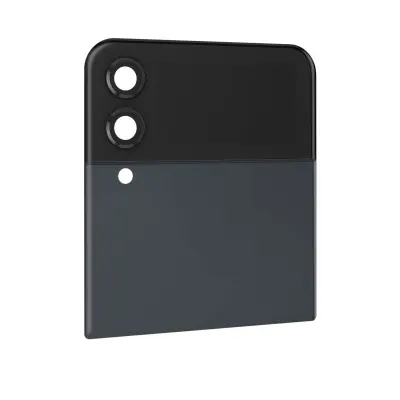 Originalni zgornji zadnji stekleni zunanji zaslon Samsung Galaxy Z Flip 4, polnocno modra