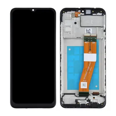 Originalni zaslon Samsung Galaxy A02s: LCD steklo na dotik, servisni paket (razlicica G) - crn