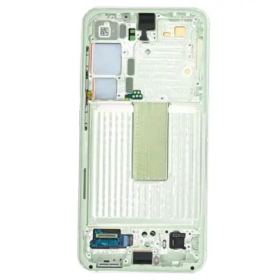 Original Samsung LCD zaslon s steklom na dotik za Galaxy S23 - servisni paket, limeta zelena