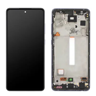 Originalni zaslon Samsung A52s [Servisni paket]: LCD zaslon na dotik - vijolicen