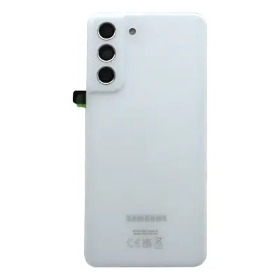 Originalni bel pokrov baterije za Galaxy S21 FE z zašcitno leco kamere