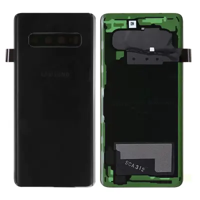 Originalni pokrov baterije za Samsung Galaxy S10 [servisni paket] - crn