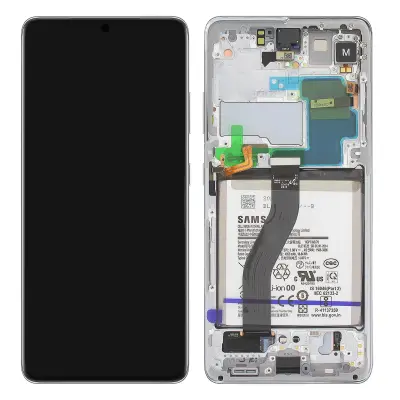 Originalni pokrov baterije za Samsung A52, A52 5G in A52s, (servisni paket) - moder