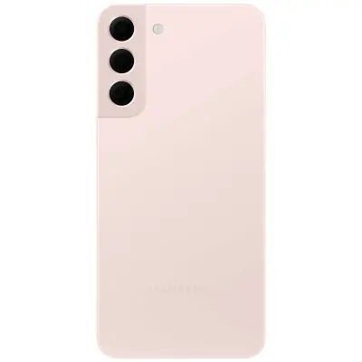 Originalni roza pokrov baterije za Galaxy S22 z zašcito za objektiv kamere