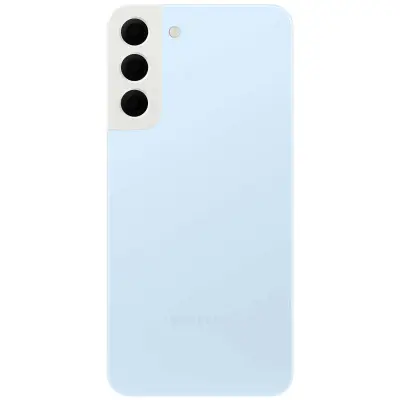 Originalni pokrov baterije za Samsung S22 Plus Sky Blue, z zašcito za objektiv kamere