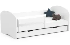 Otroška postelja SMILE 160x80 bela + vzmetnica