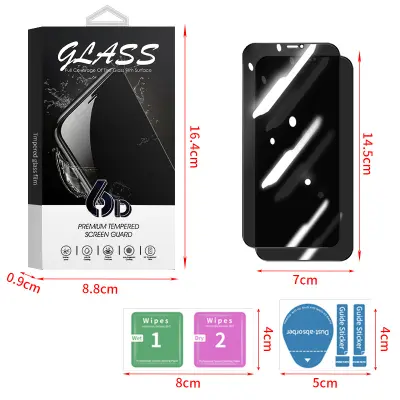 Anti-Spy zaščita zaslona za iPhone (2 paketa)   iPhone 13 Pro