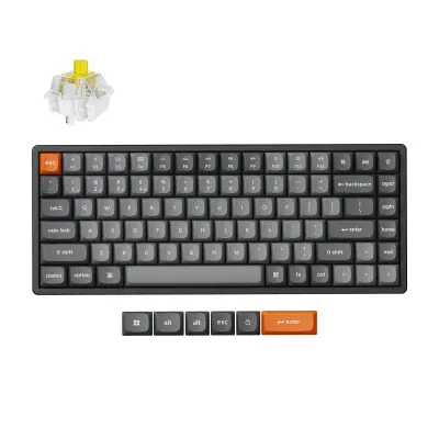 Keychron K2 Max Brezžična Mehanska Tipkovnica, Bluetooth / 2.4 GHz, Hot-Swap, Super Banana Switch, US Layout, K2M-J4