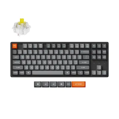 Keychron K8 Max Brezžična Mehanska Tipkovnica, Bluetooth / 2.4 GHz, Hot-Swap, Super Banana Switch, US Layout, K8M-J4