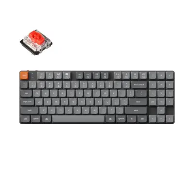 Keychron K13 Max QMK/VIA Brezžična Mehanska Tipkovnica RGB LED / Low Profile Red Hot-Swap /K13M-H1