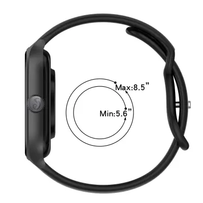 Dvo-Barvni Dizajn Paščka Za Uro Black+White 22 mm