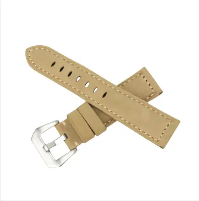 Usnjen pašček za uro Panerai Khaki 22 mm