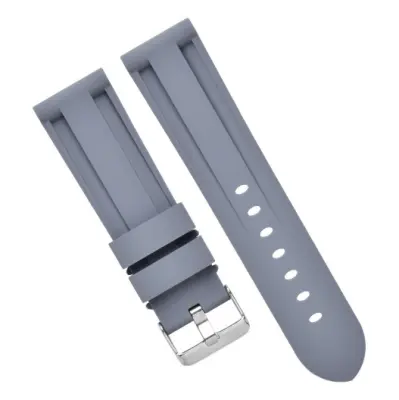 Silikonski pašček za uro Panerai Luminor Marina Grey 24 mm