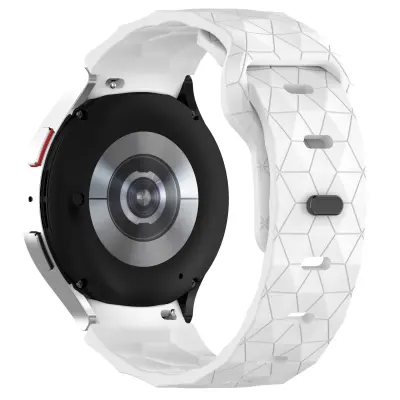 Silikonski pašček za uro Galaxy Watch6/5/4 White