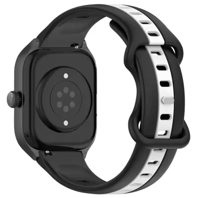 Dvo-Barvni Dizajn Paščka Za Uro Black+White 20 mm