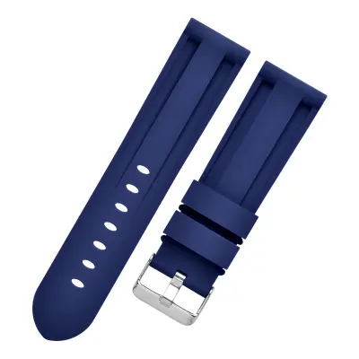 Silikonski pašček za uro Panerai Luminor Marina Blue 24 mm
