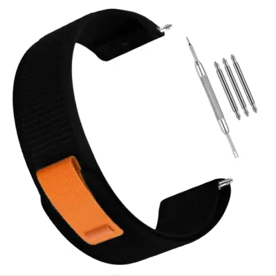 Najlonski pašček za uro Garmin, združljiv z modeli 22 mm - Forerunner 245/255/265M Black