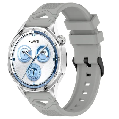 Silikonski pašček za uro Huawei Watch GT5 46 mm Grey