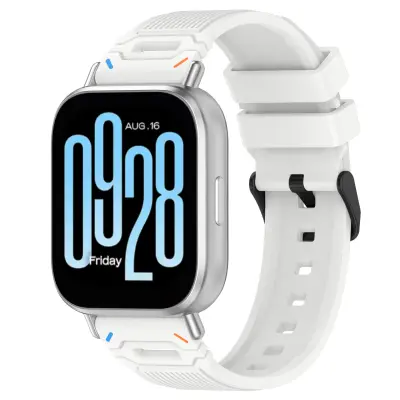Silikonski paš za uro - 22 mm za Redmi Watch 5 Huawei Watch GT5/GT4 White
