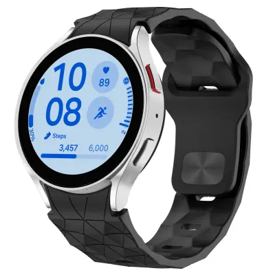 Silikonski pašček za uro Galaxy Watch6/5/4 Black