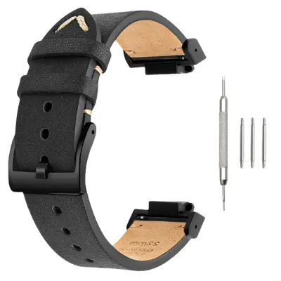 Pas za uro iz pravega usnja za Casio G-SHOCK DW-5600/GWB5600/GA-2100 Black + Black