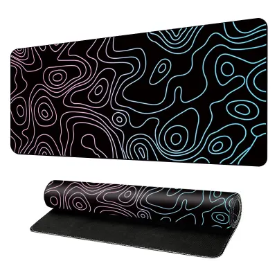 Umetniška cvetlična podloga za miško Black L