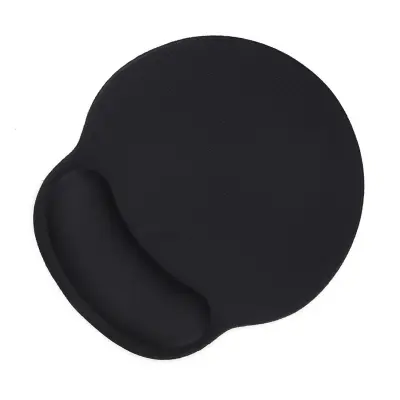 Ergonomska podloga za miško z oporo za zapestje Black