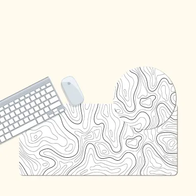 Podloga za miško - odebeljena igralna podloga za mizo z zaklenjenim robom  S Model 1