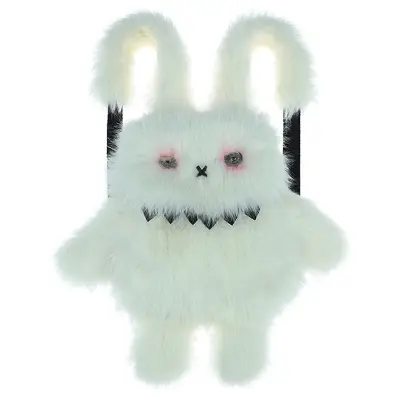 Plišasta zajčja torba White