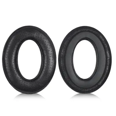 Nadomestne blazinice za slušalke Sennheiser - črno jagnječje usnje