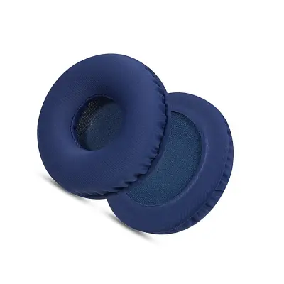 Nadomestne blazinice za slušalke Sony WH-CH500/CH510 - tkanina iz ledene svile (7 cm) Blue