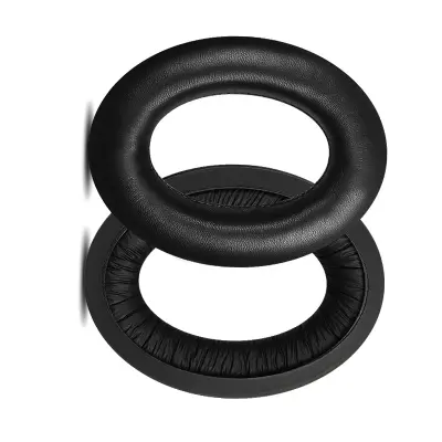 Nadomestne blazinice za slušalke Sennheiser - črno jagnječje usnje