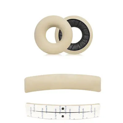 Nadomestne blazinice za slušalke Sony WH-CH520 - Proteinski usnje Apricot