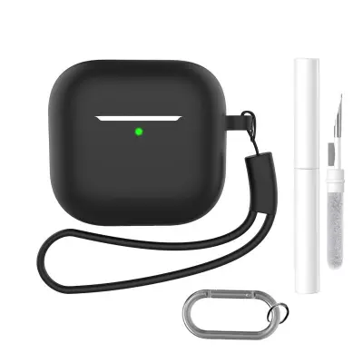 Ovitek za AirPods s ključkom in dodatki Black  AirPods 1/2