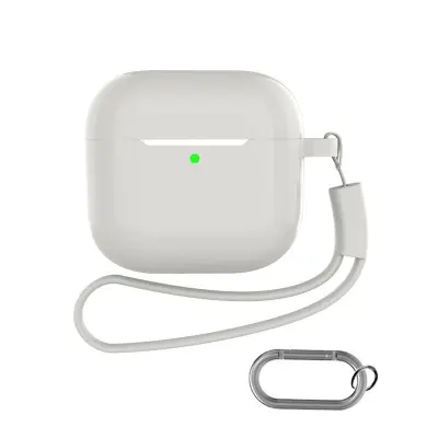 Ovitek za AirPods s ključkom in dodatki Transparent  AirPods 4
